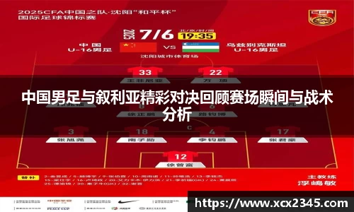 中国男足与叙利亚精彩对决回顾赛场瞬间与战术分析